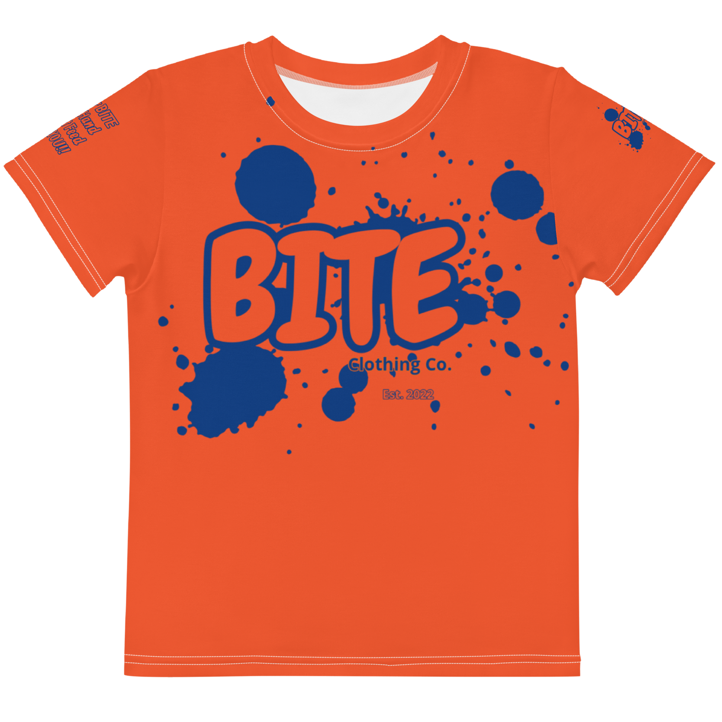 Bite Summer Splash Kids crew neck t-shirt