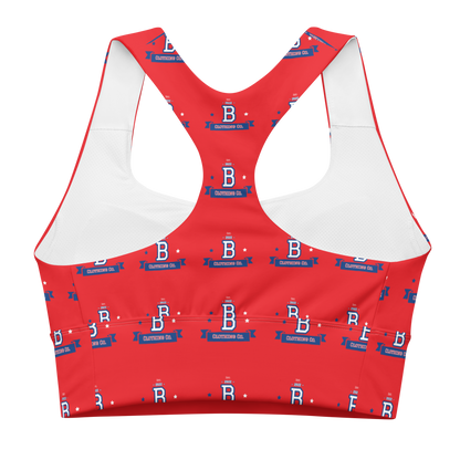 Bite Summer Baseball Longline sports bra