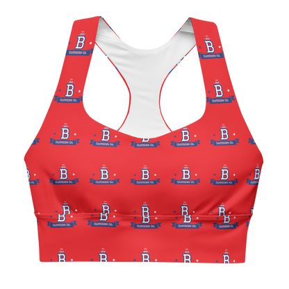 Bite Summer Baseball Longline sports bra