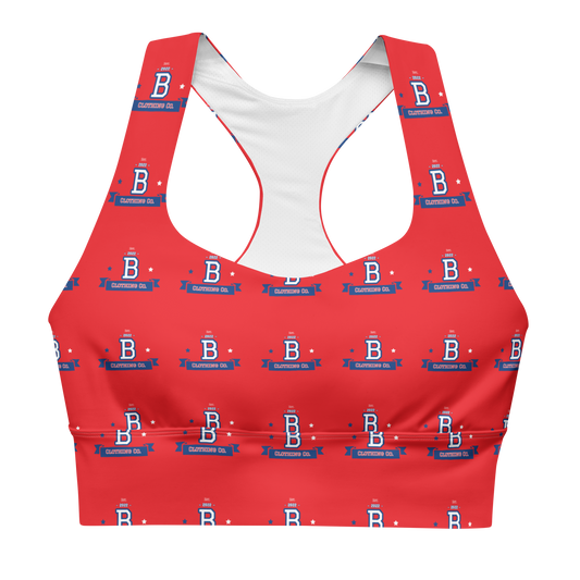 Bite Summer Baseball Longline sports bra