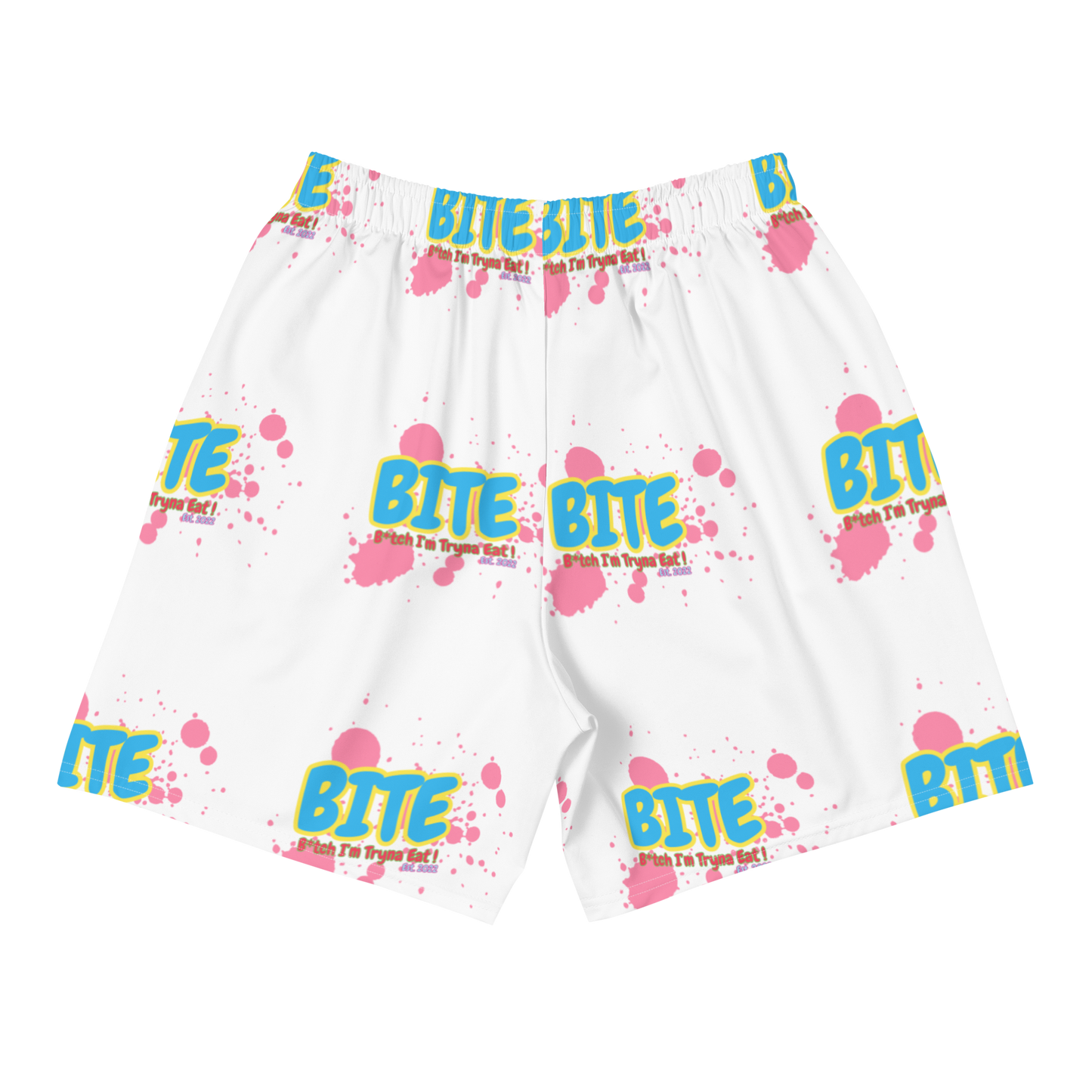 Bite Summer Splash Men's Recycled Athletic Shorts