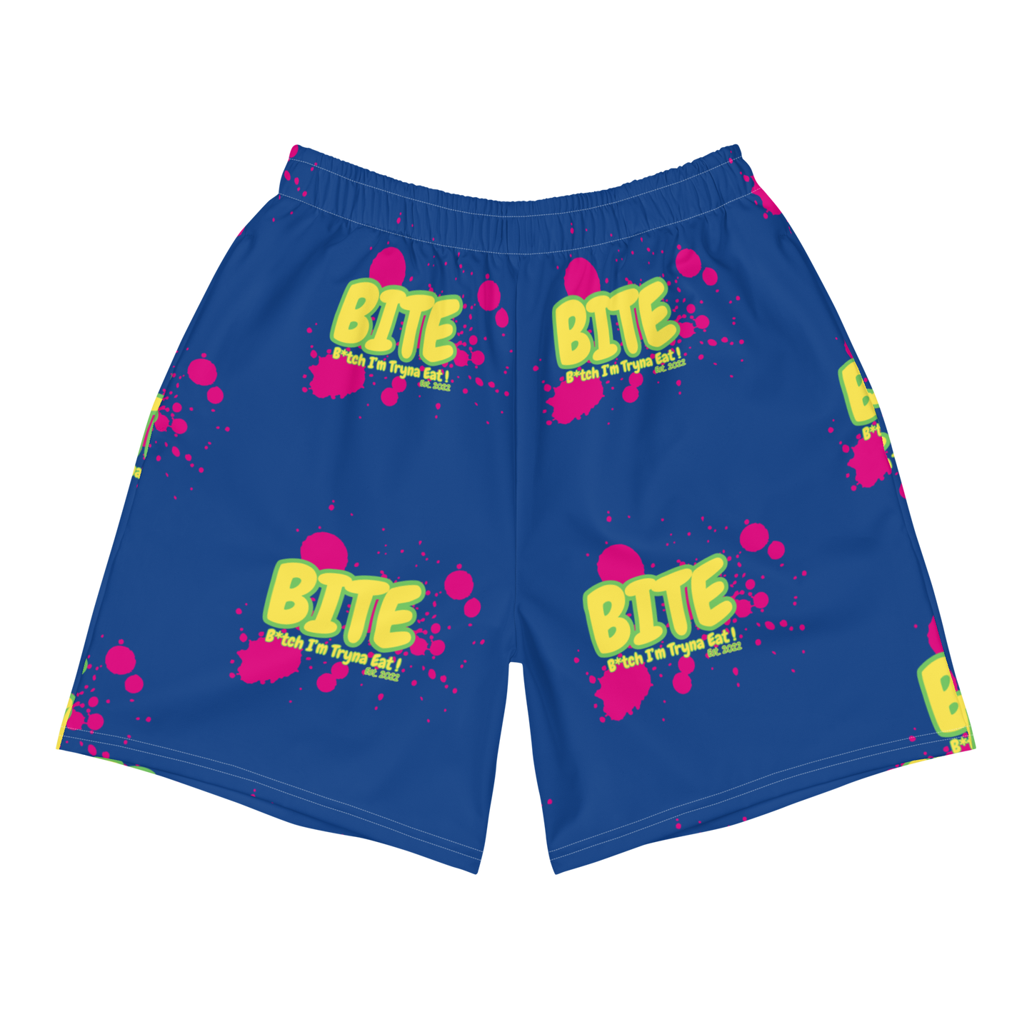 Bite Summer Splash Men's Recycled Athletic Shorts