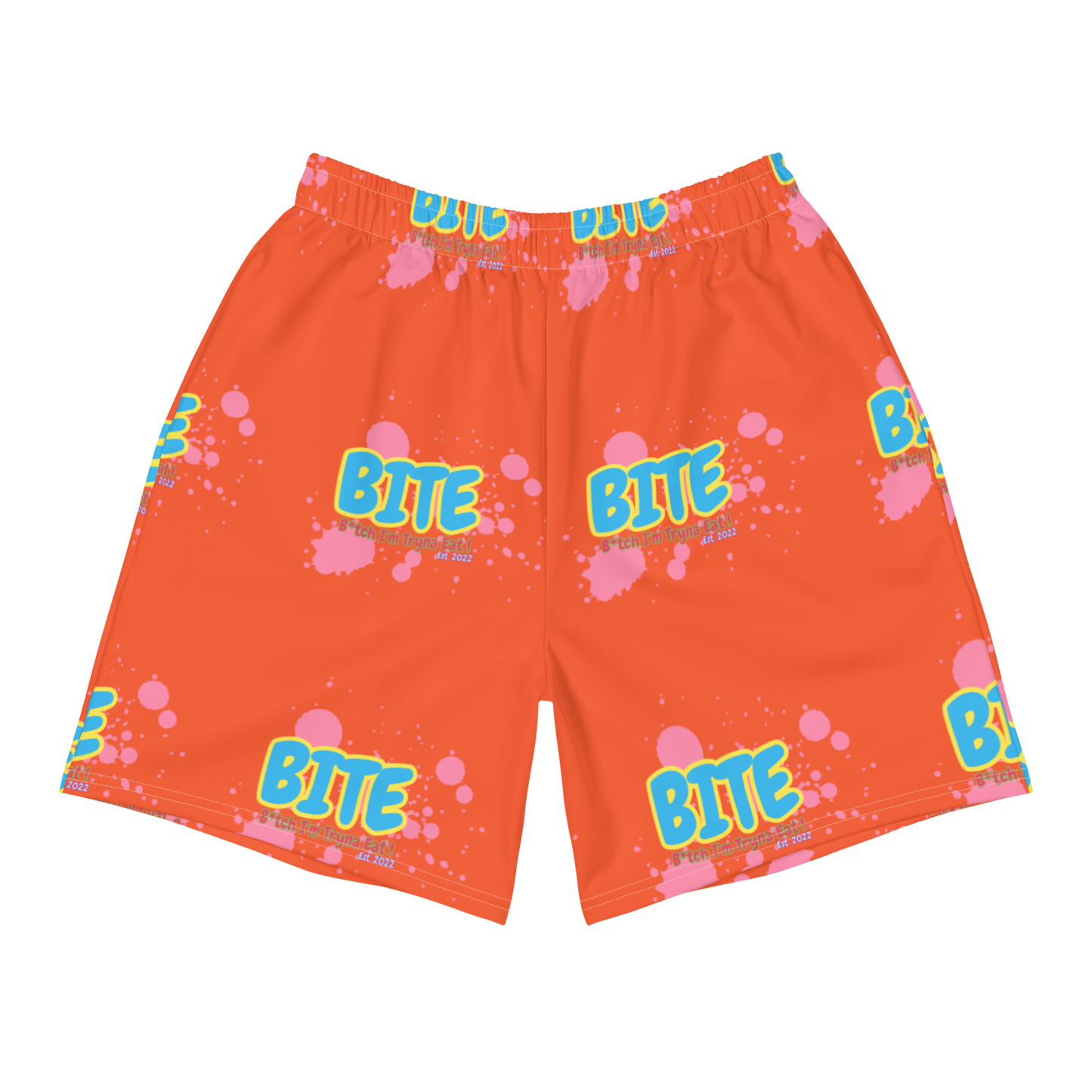 Bite Summer Splash Men's Recycled Athletic Shorts