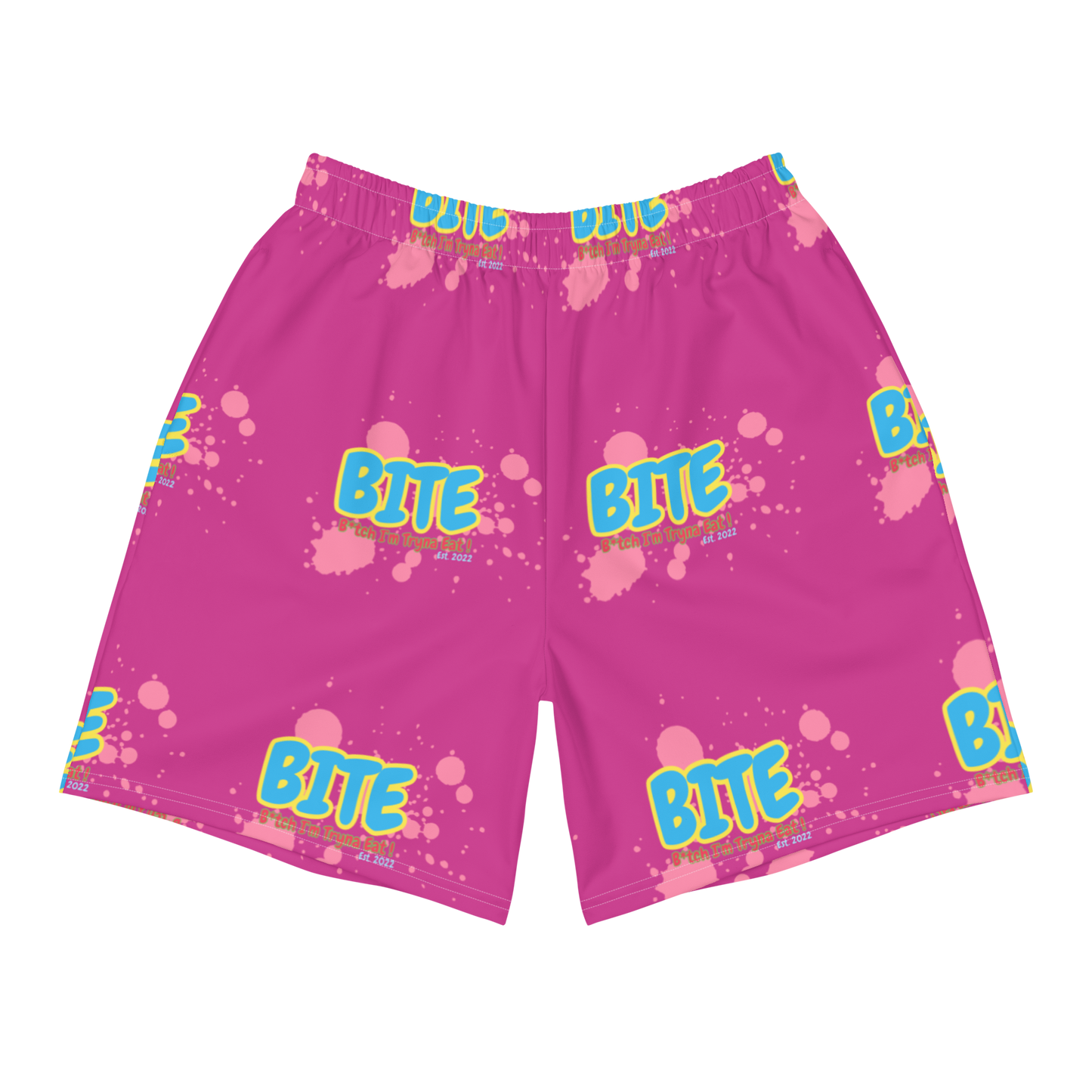 Bite Summer Splash Men's Recycled Athletic Shorts