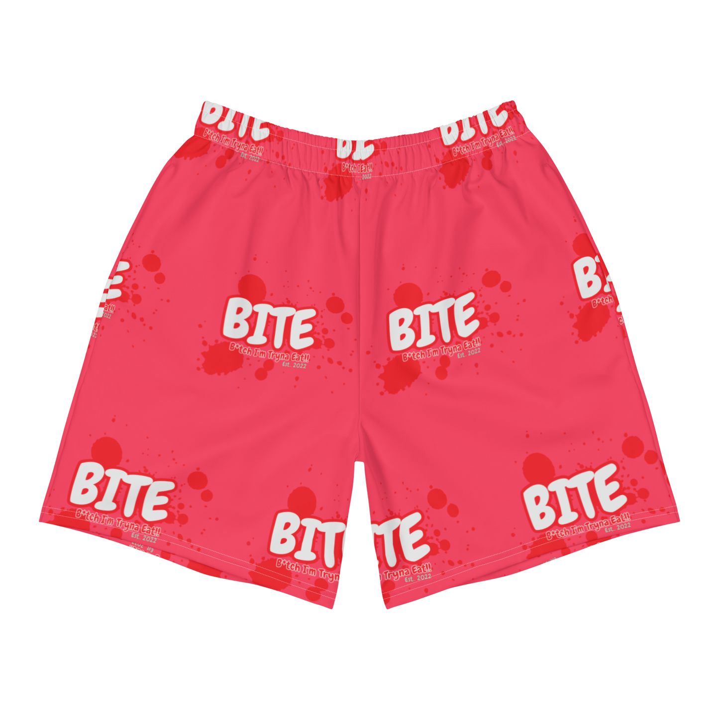 Bite Summer Splash Men's Recycled Athletic Shorts