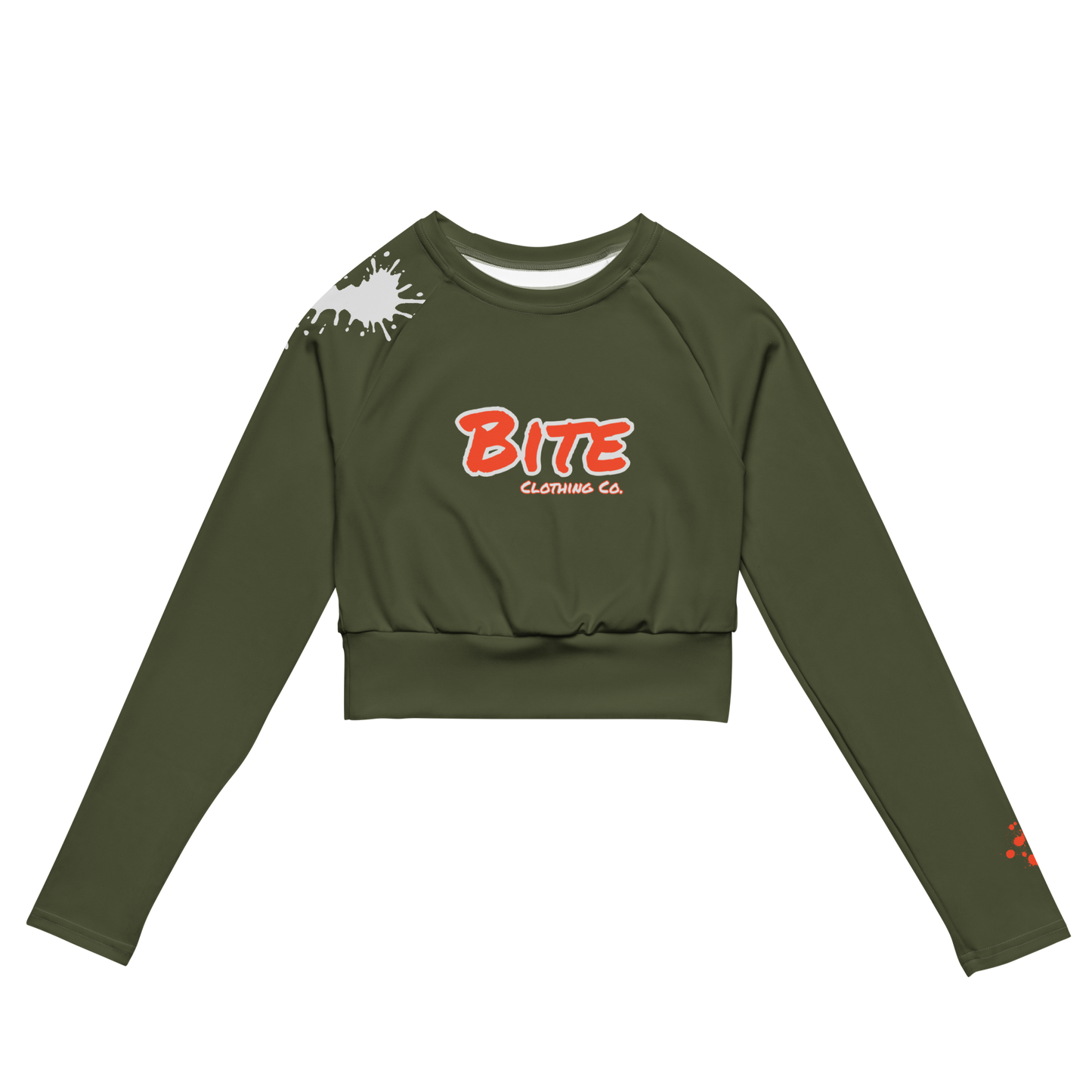 Bite Summer Girlz Recycled long-sleeve crop top