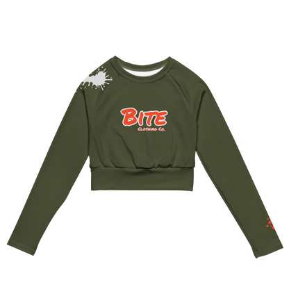 Bite Summer Girlz Recycled long-sleeve crop top