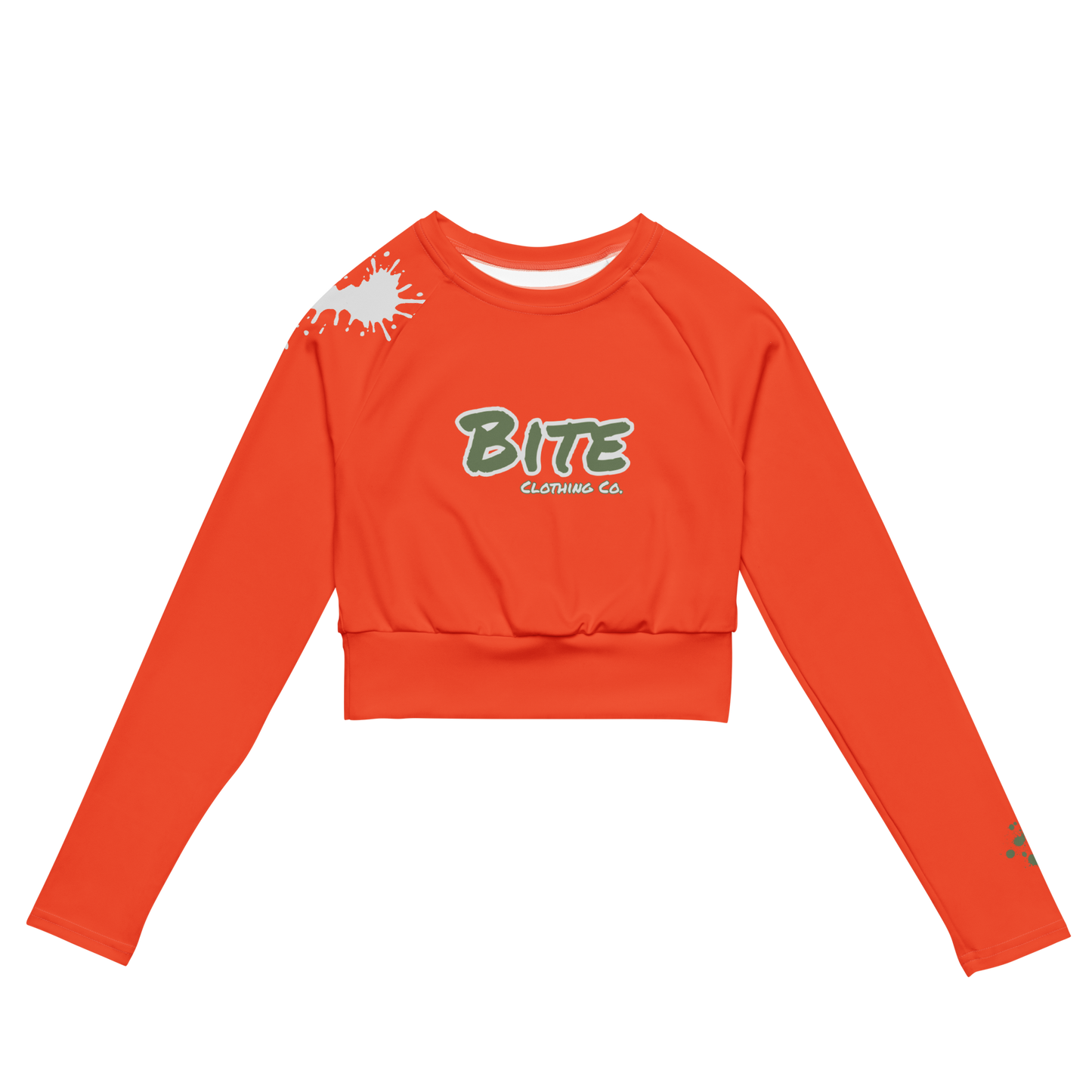 Bite Summer Girlz Recycled long-sleeve crop top