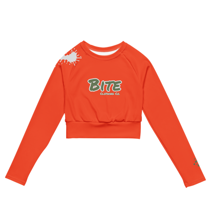 Bite Summer Girlz Recycled long-sleeve crop top