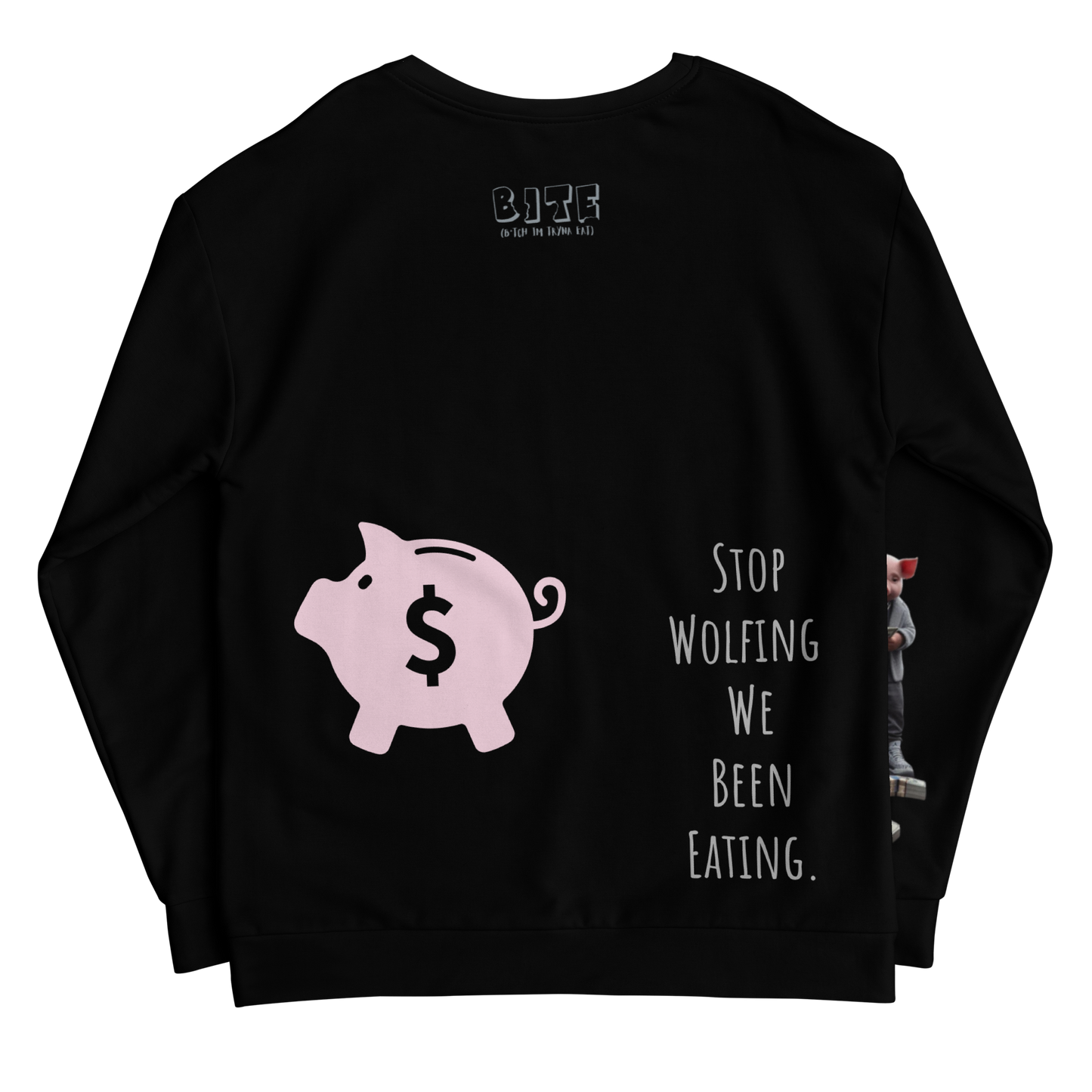 Bite Winter Cartoon Unisex Sweatshirt