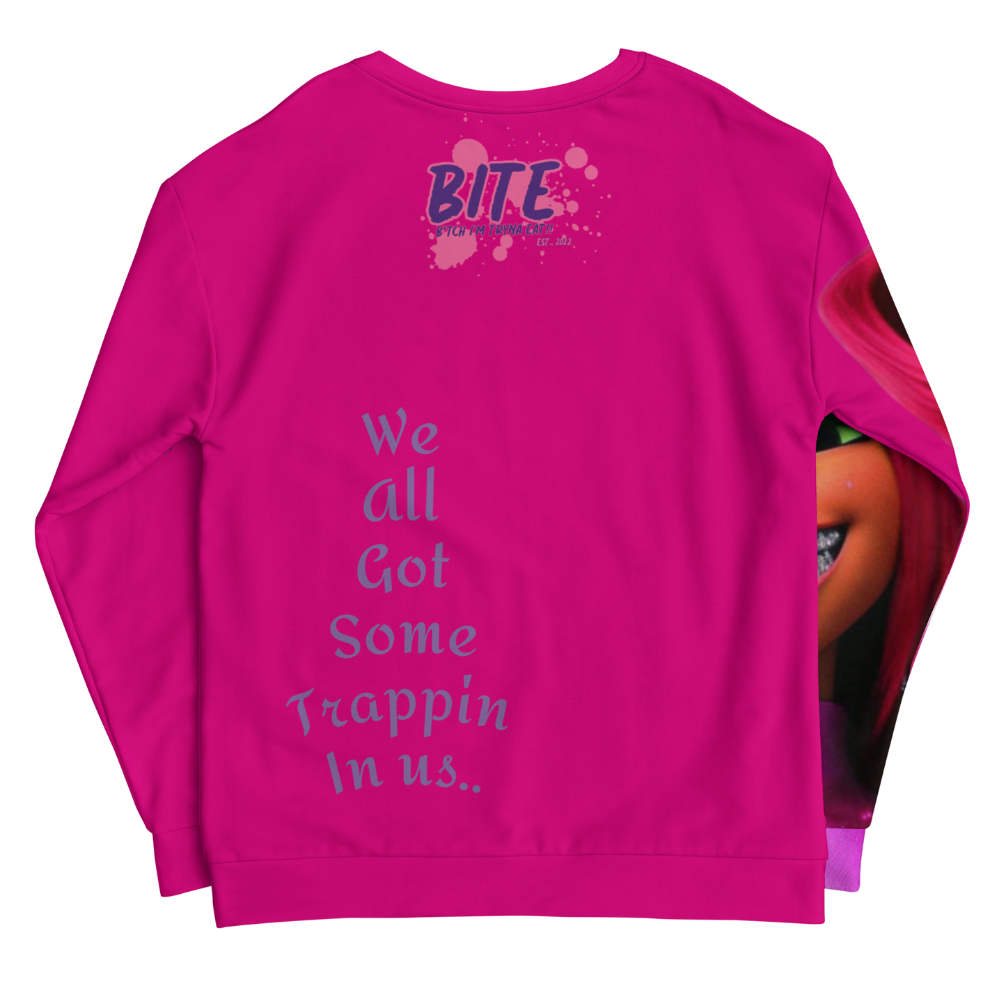 Bite Winter Cartoon Unisex Sweatshirt