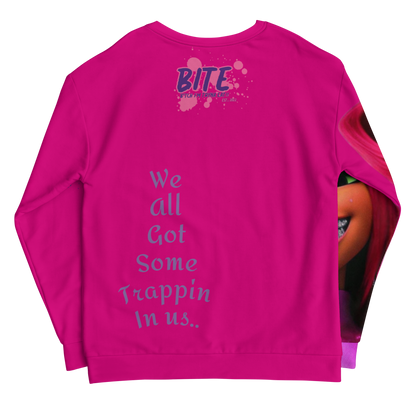 Bite Winter Cartoon Unisex Sweatshirt