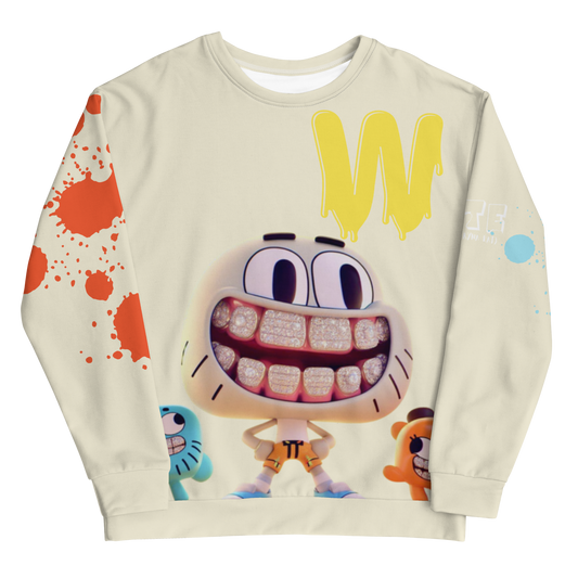 Bite Winter Cartoon Unisex Sweatshirt