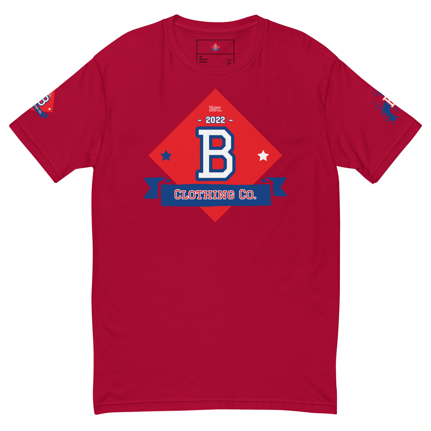 Bite Summer Baseball Logo Short Sleeve T-shirt