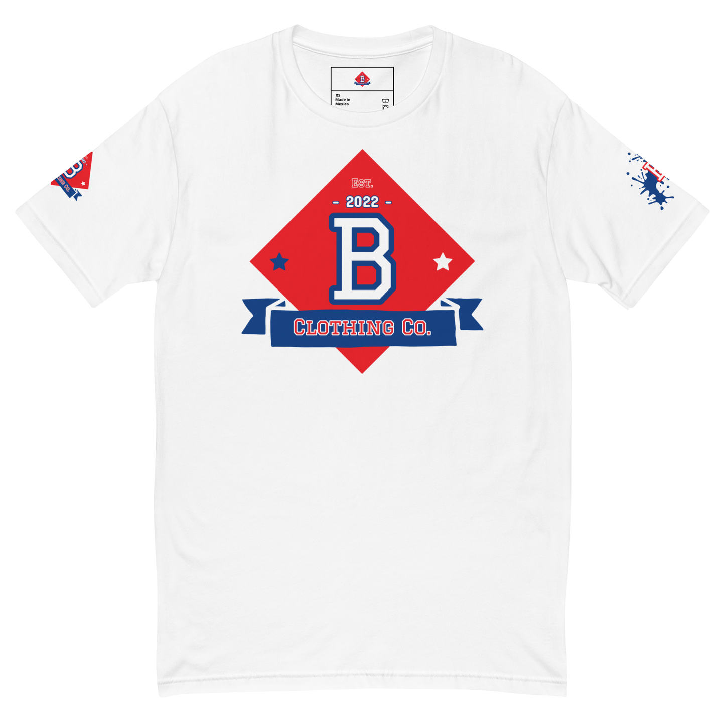 Bite Summer Baseball Logo Short Sleeve T-shirt