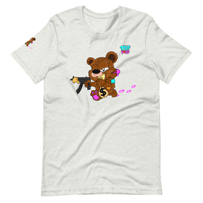 Trap Love Bear Unisex Fitted  t-shirt