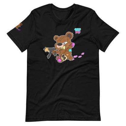 Trap Love Bear Unisex Fitted  t-shirt