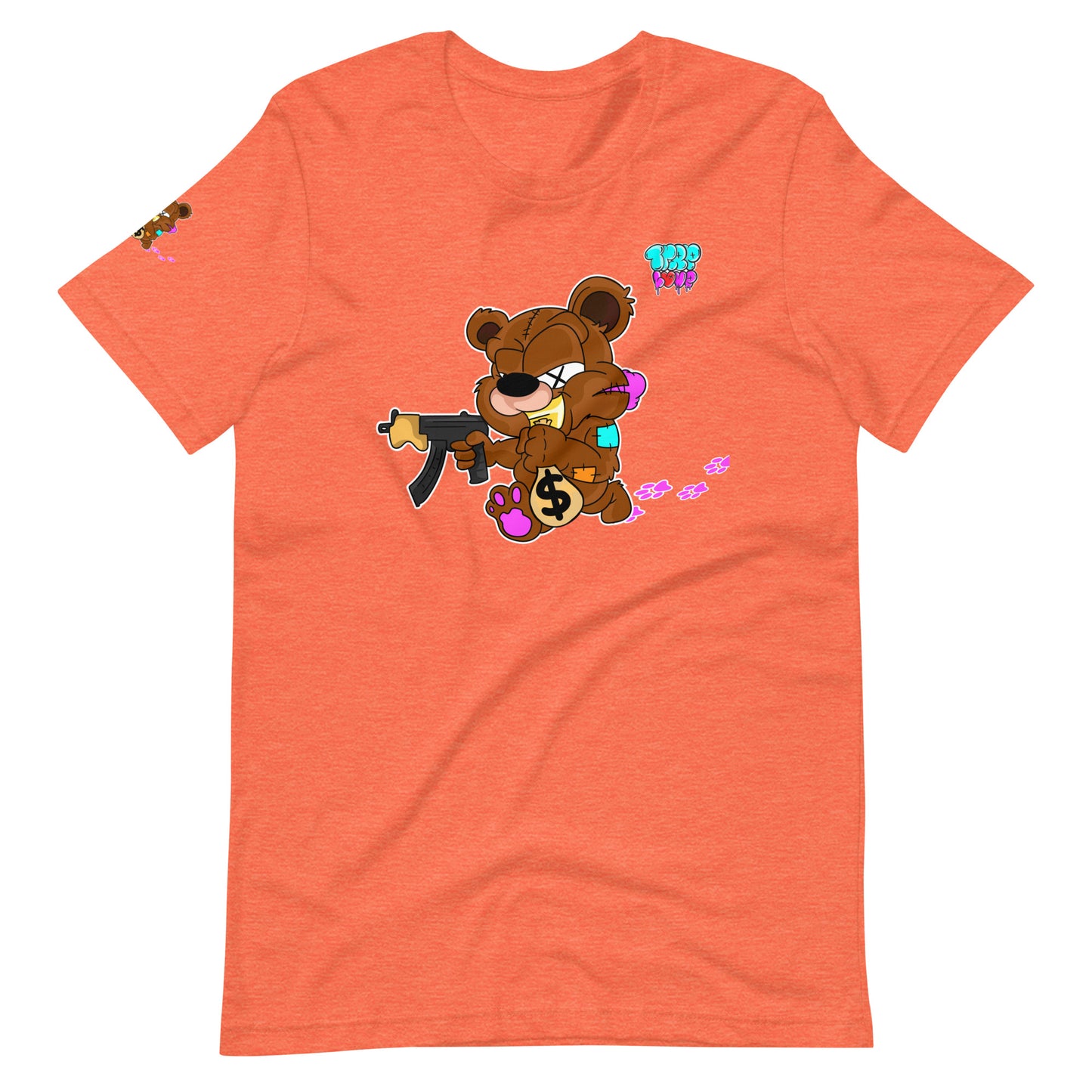 Trap Love Bear Unisex Fitted  t-shirt