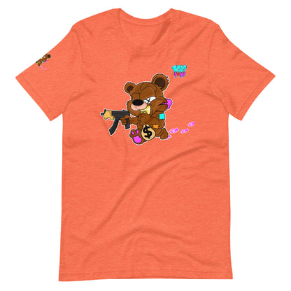 Trap Love Bear Unisex Fitted  t-shirt