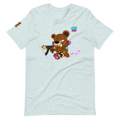 Trap Love Bear Unisex Fitted  t-shirt