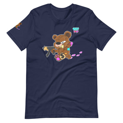 Trap Love Bear Unisex Fitted  t-shirt