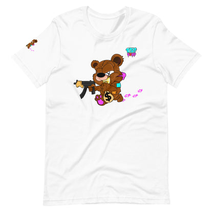 Trap Love Bear Unisex Fitted  t-shirt