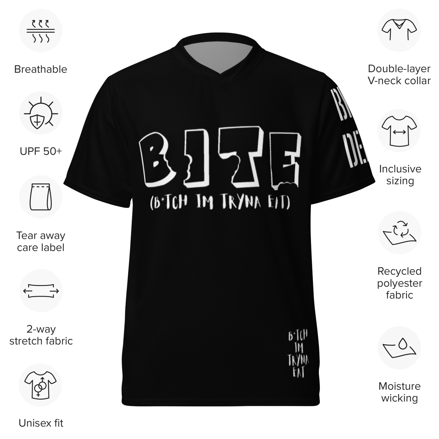 Bite Clothing Co Soccer Jersey Unisex