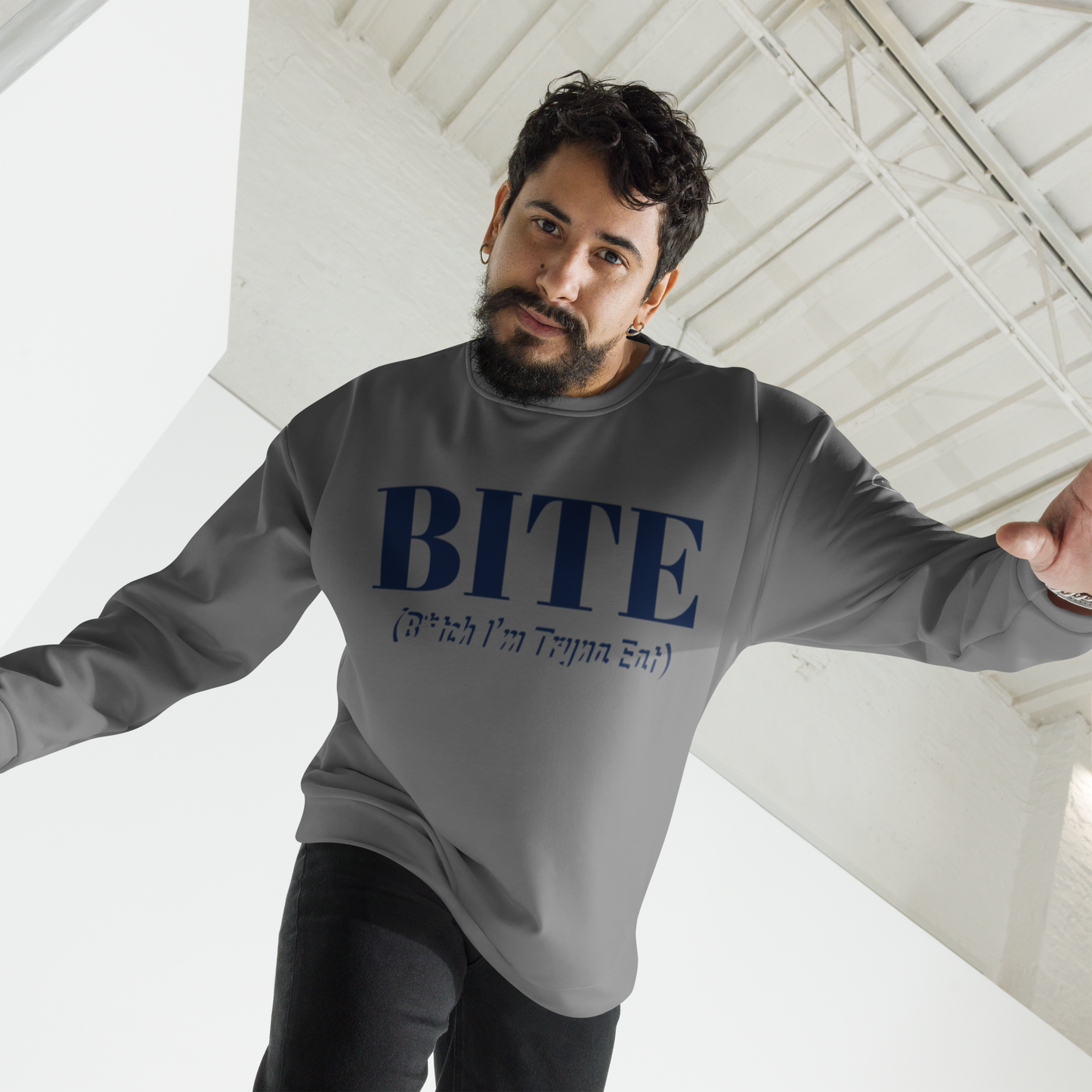 Bite Clothing Co All Over Print Unisex Sweatshirt