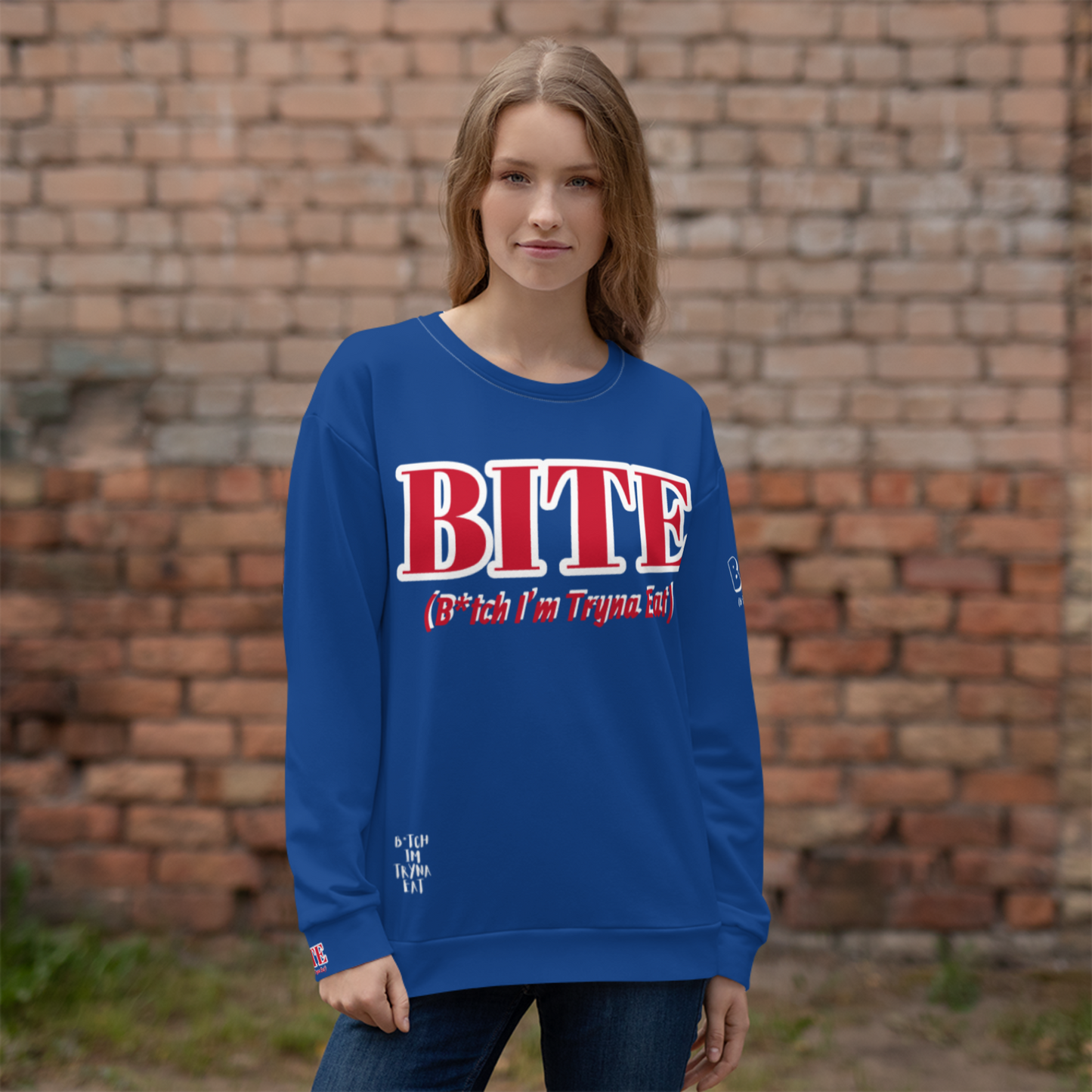 Bite Clothing Co All Over Print Unisex Sweatshirt