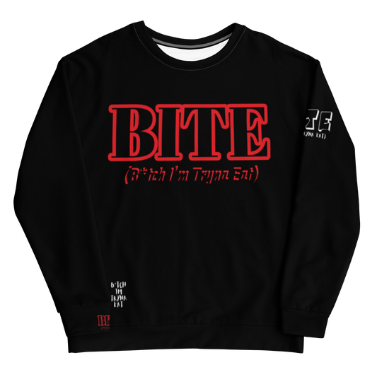 Bite Clothing Co All Over Print Unisex Sweatshirt