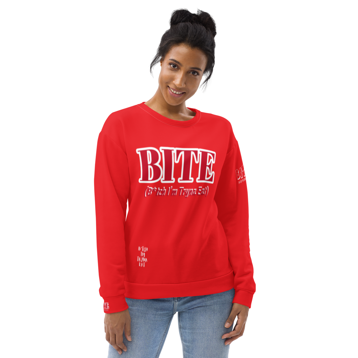 Bite Clothing Co All Over Print Unisex Sweatshirt