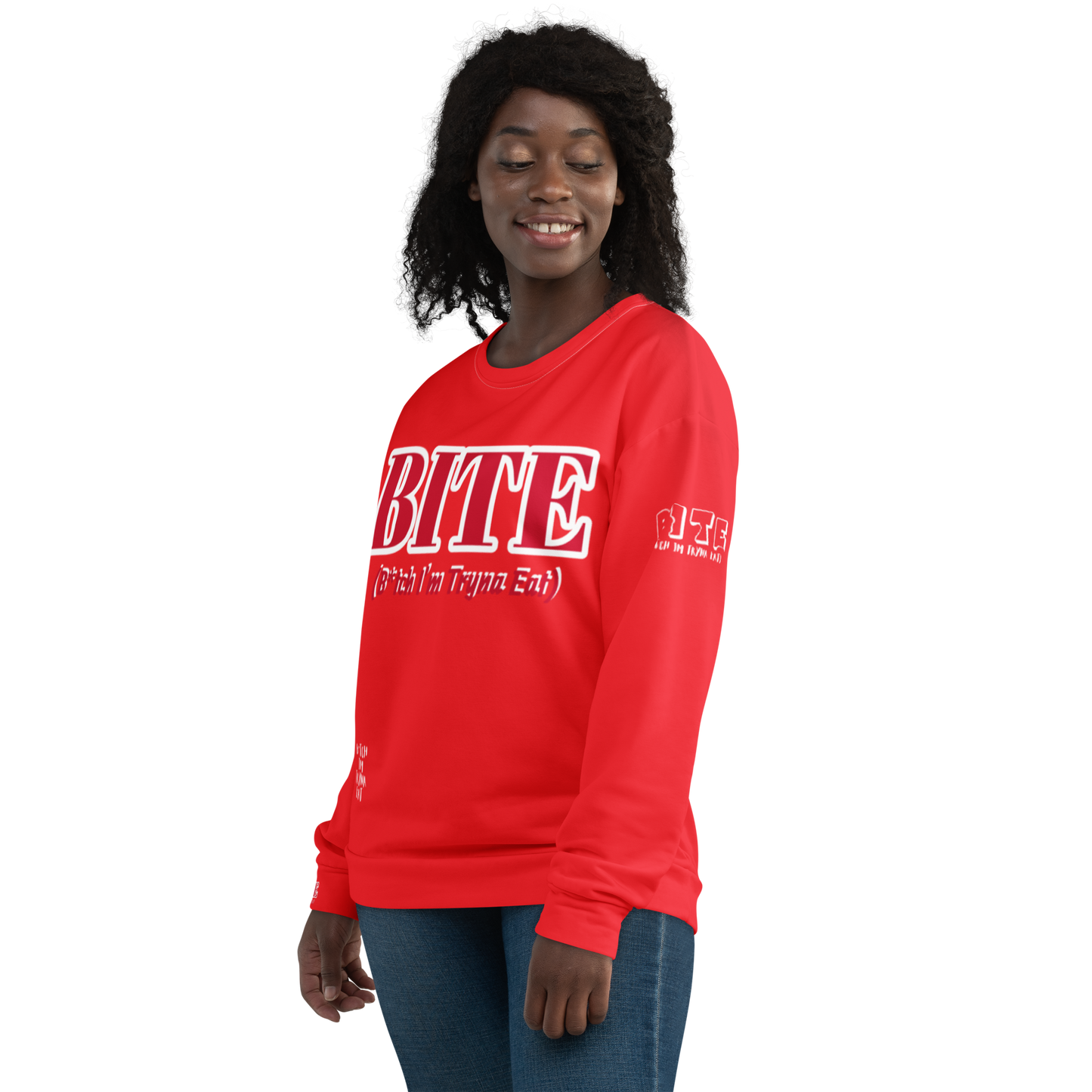 Bite Clothing Co All Over Print Unisex Sweatshirt