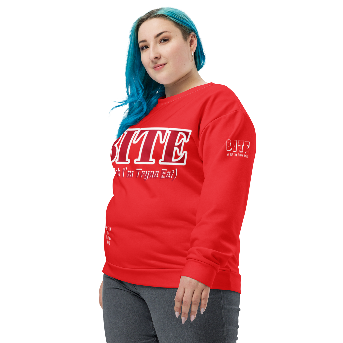 Bite Clothing Co All Over Print Unisex Sweatshirt