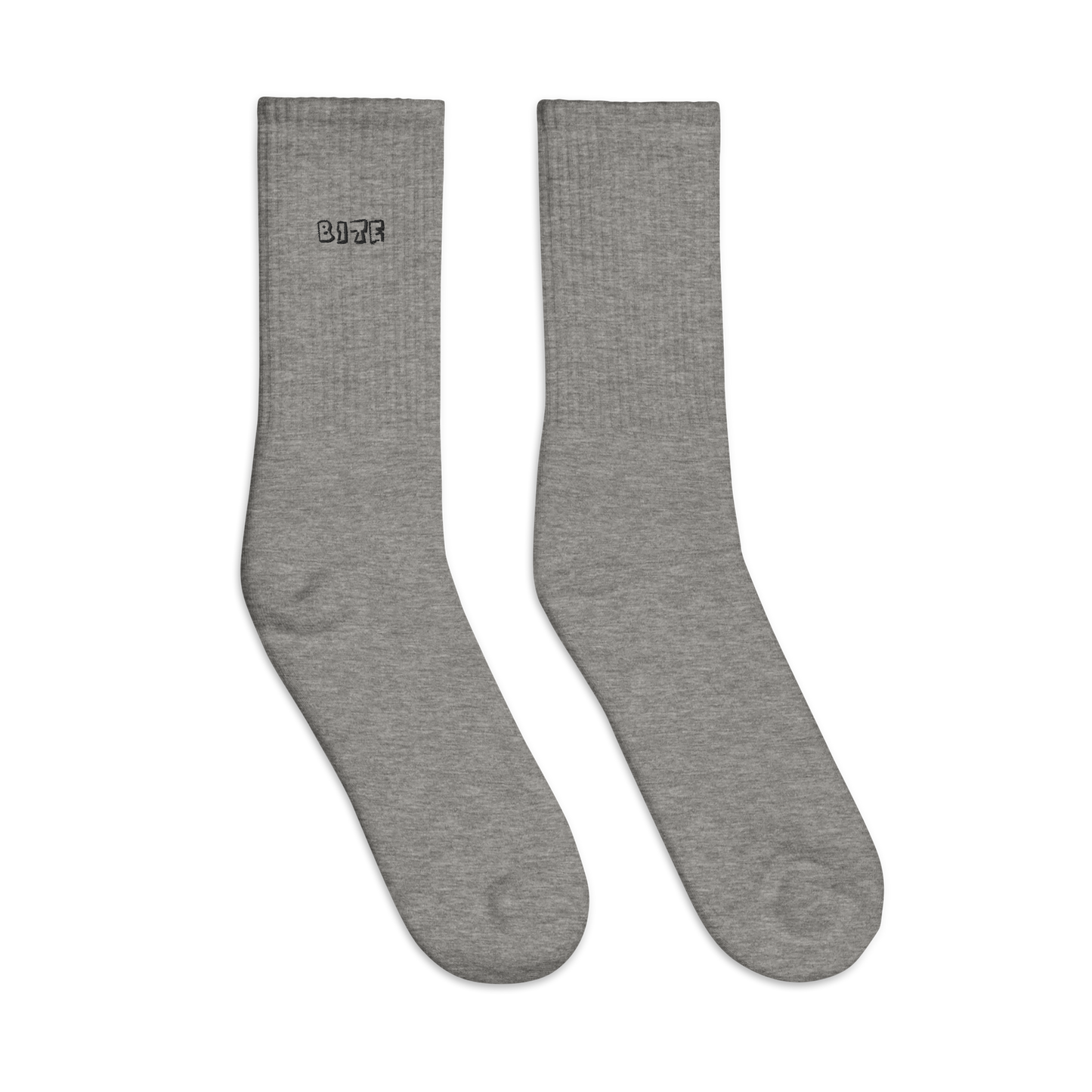 Bite Clothing Co Black Plain Jane “Embroidered socks”