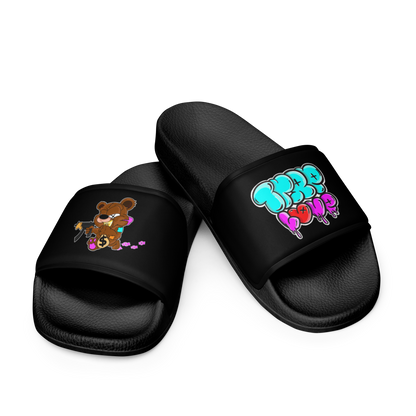 Trap Love Bear Men’s slides