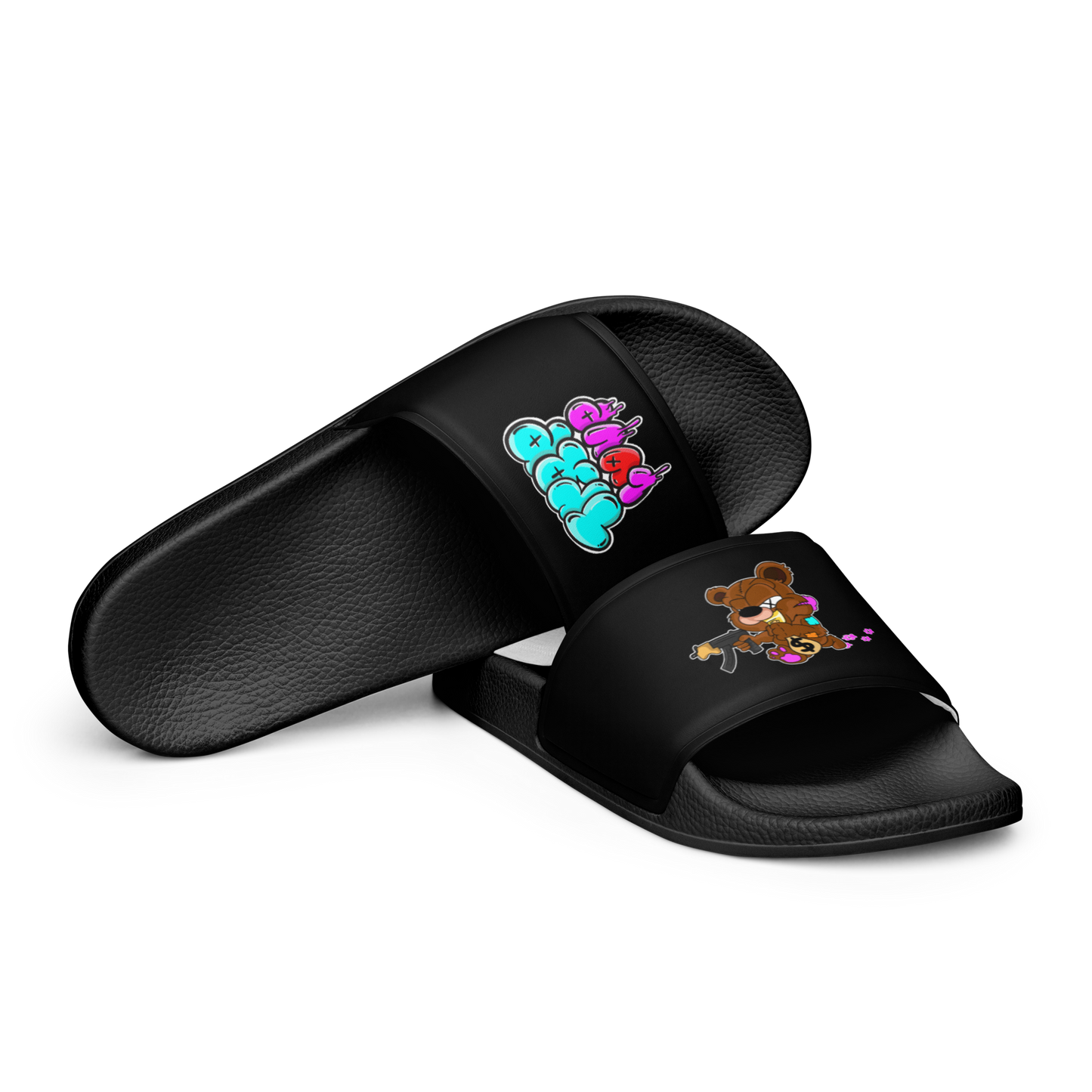 Trap Love Bear Men’s slides