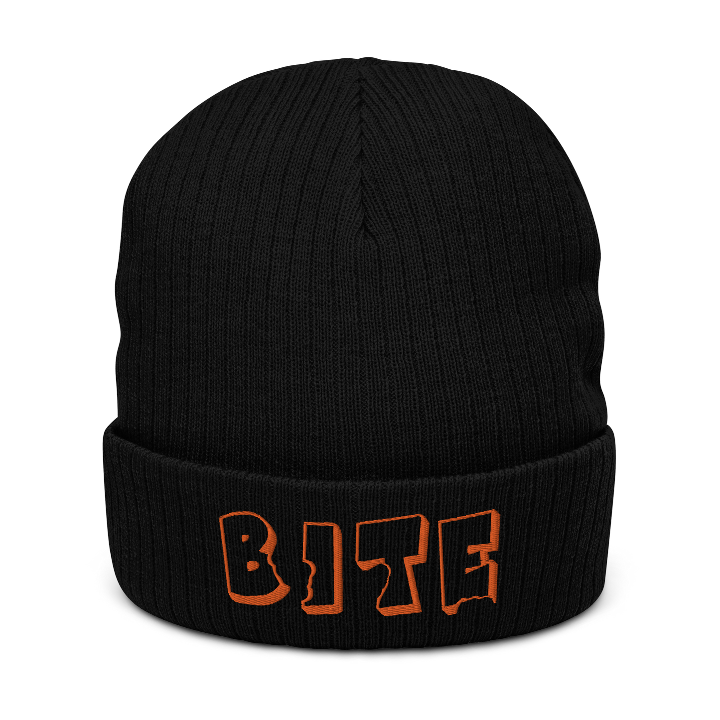 Bite Clothing Co Orange Edition “Ribbed knit beanie”