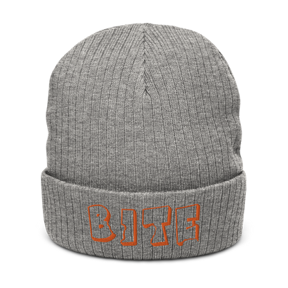 Bite Clothing Co Orange Edition “Ribbed knit beanie”