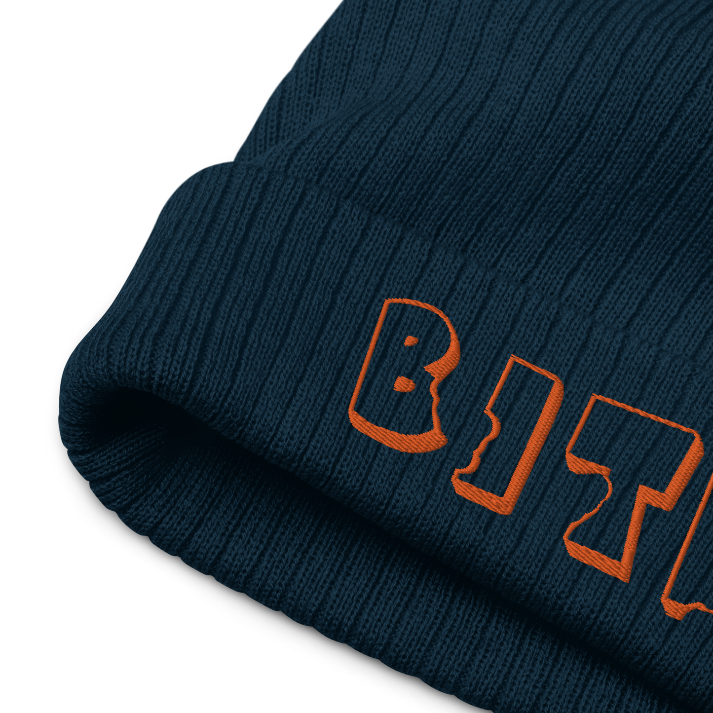 Bite Clothing Co Orange Edition “Ribbed knit beanie”