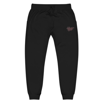 Bite & Trap Love Marroon Unlimited Hustle Unisex fleece sweatpants