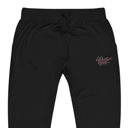 Bite & Trap Love Marroon Unlimited Hustle Unisex fleece sweatpants