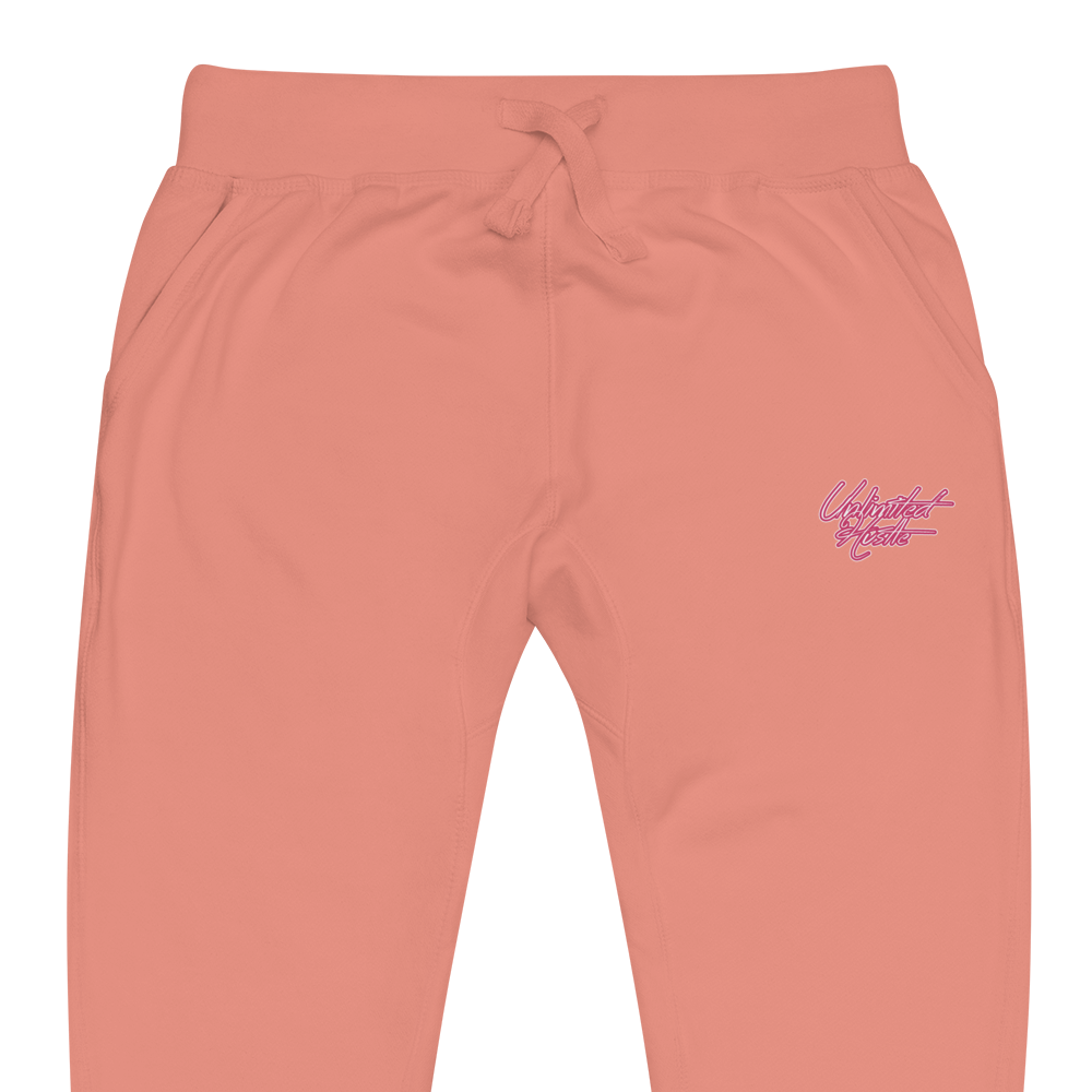 Bite & Trap Love Pink Unlimited Hustle Unisex fleece sweatpants