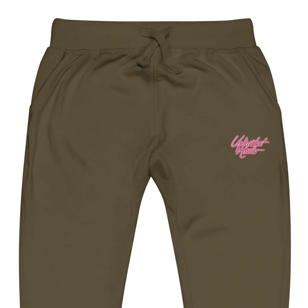 Bite & Trap Love Pink Unlimited Hustle Unisex fleece sweatpants