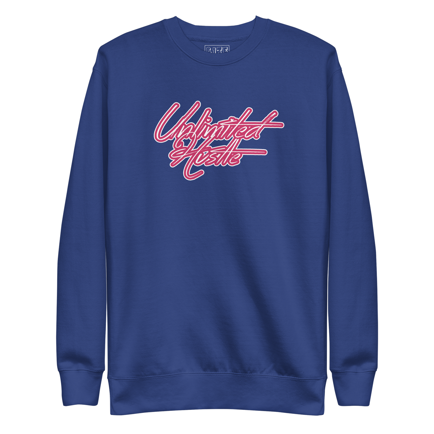 Bite & Trap Love Pink Unlimited Hustle Unisex Premium Sweatshirt